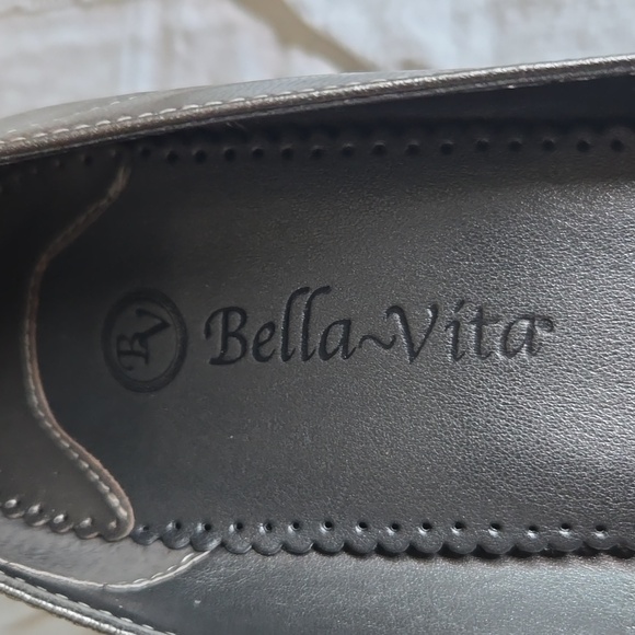 Dark silver, leather, 9.5M 2-in pumps - Picture 5 of 6